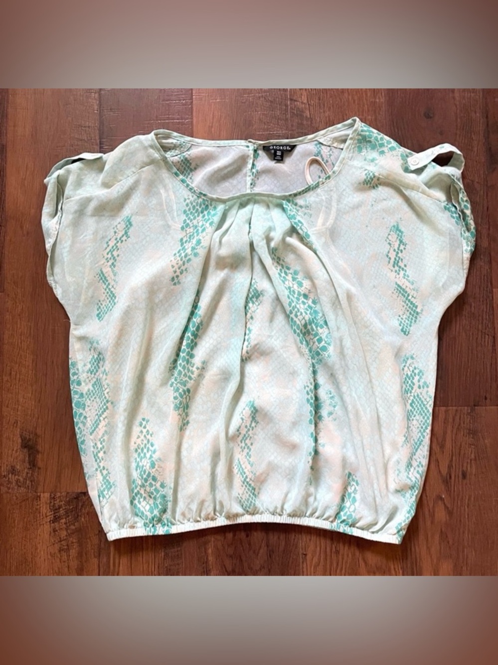 GEORGE short sleeve top, plus size 1X / 16W